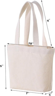 1083 Inch Canvas Tote Bags - Mini Gift Bags